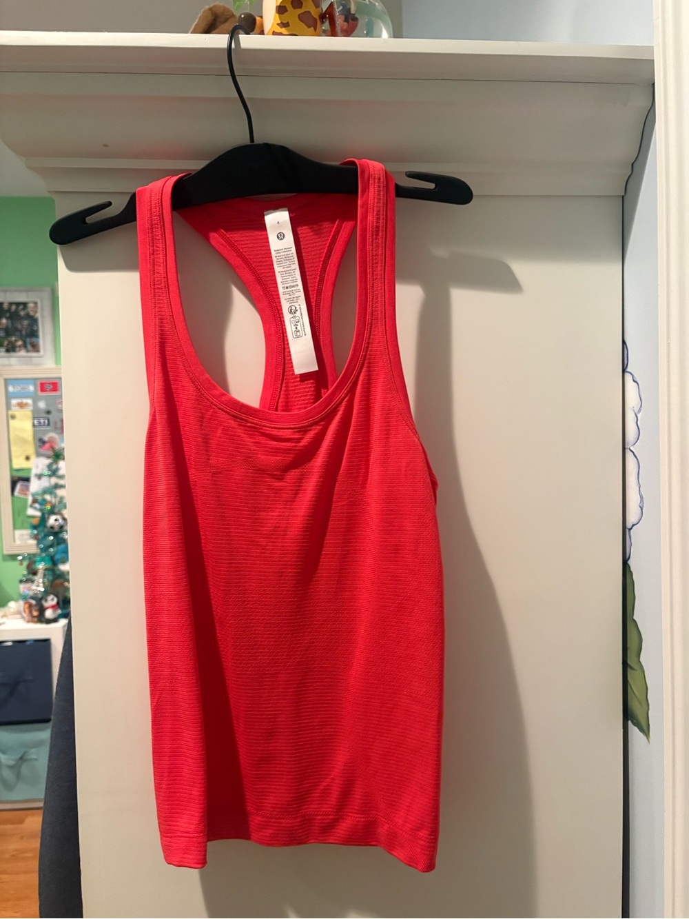 lululemon athletica Red Racerback Tank Top
